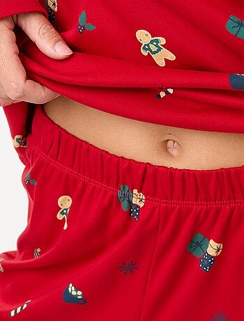 Ensemble de pyjama long 'Noël' - 2 pièces