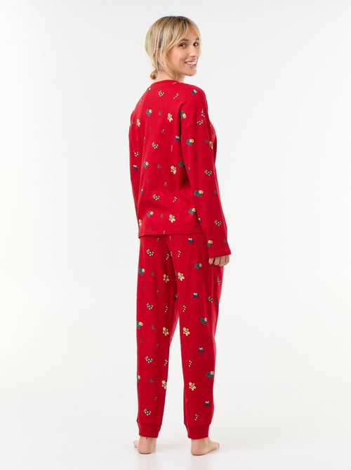 Ensemble de pyjama long 'Noël' - 2 pièces - Kiabi