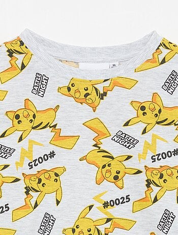 Ensemble de pyjama long 'Pikachu' 'Pokémon' - 2 pièces