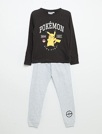 Ensemble de pyjama long 'Pikachu' 'Pokémon' - 2 pièces