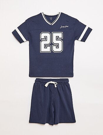 Ensemble de pyjama manches courtes en coton