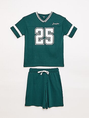 Ensemble de pyjama manches courtes en coton