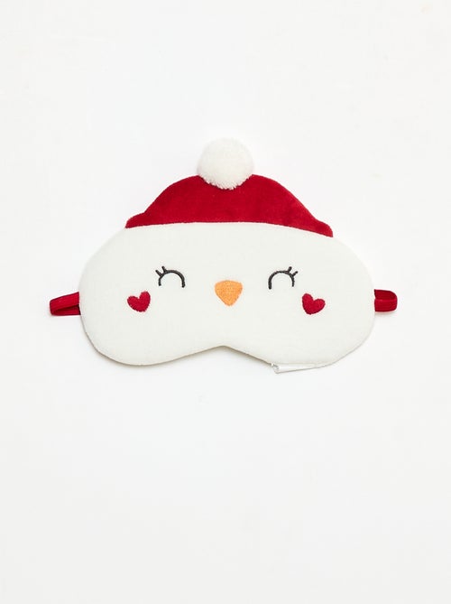 Ensemble de pyjama + masque Noël en velours - Kiabi