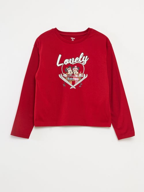 Ensemble de pyjama Noël 'Disney' 'Minnie' en jersey coton - Kiabi