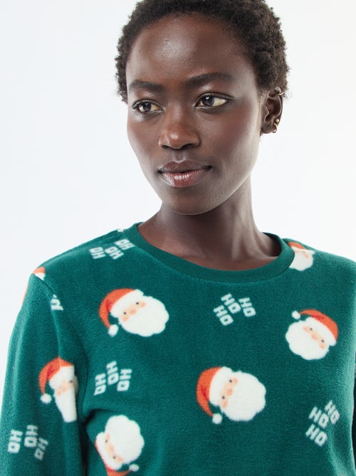 Ensemble de pyjama 'Noël' micropolaire - Kiabi