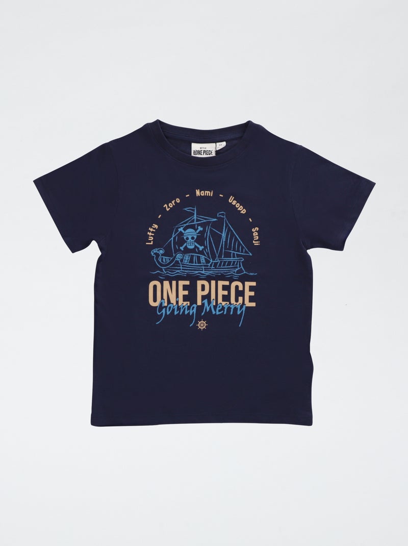 Ensemble de pyjama 'One piece' en coton Gris - Kiabi