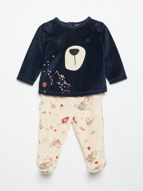 Ensemble de pyjama 'Petit Béguin' 2 pièces - Kiabi