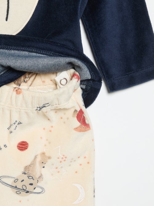 Ensemble de pyjama 'Petit Béguin' 2 pièces - Kiabi