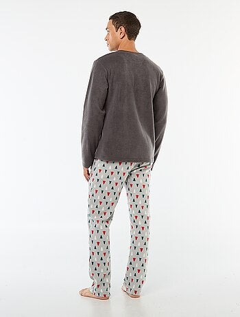 Ensemble de pyjama sapin micropolaire