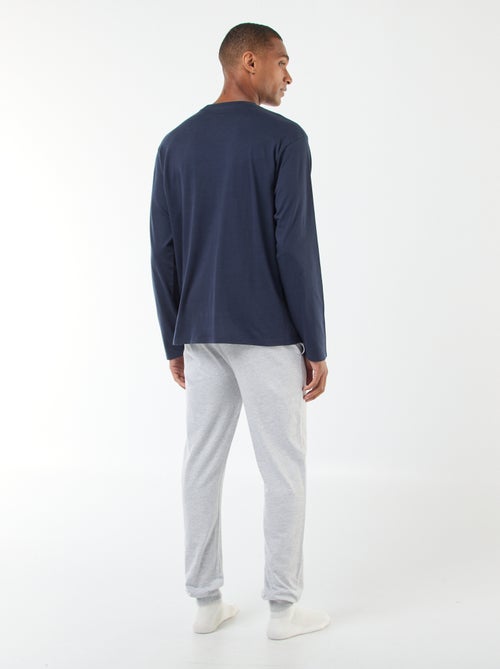 Ensemble de pyjama 'Schtroumpf' en coton - Kiabi