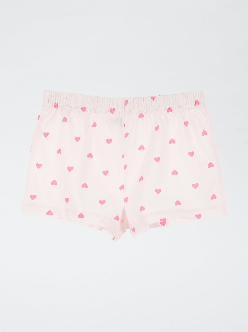 Ensemble de pyjama short + t-shirt 'Peppa Pig' - 2 pièces Rose - Kiabi