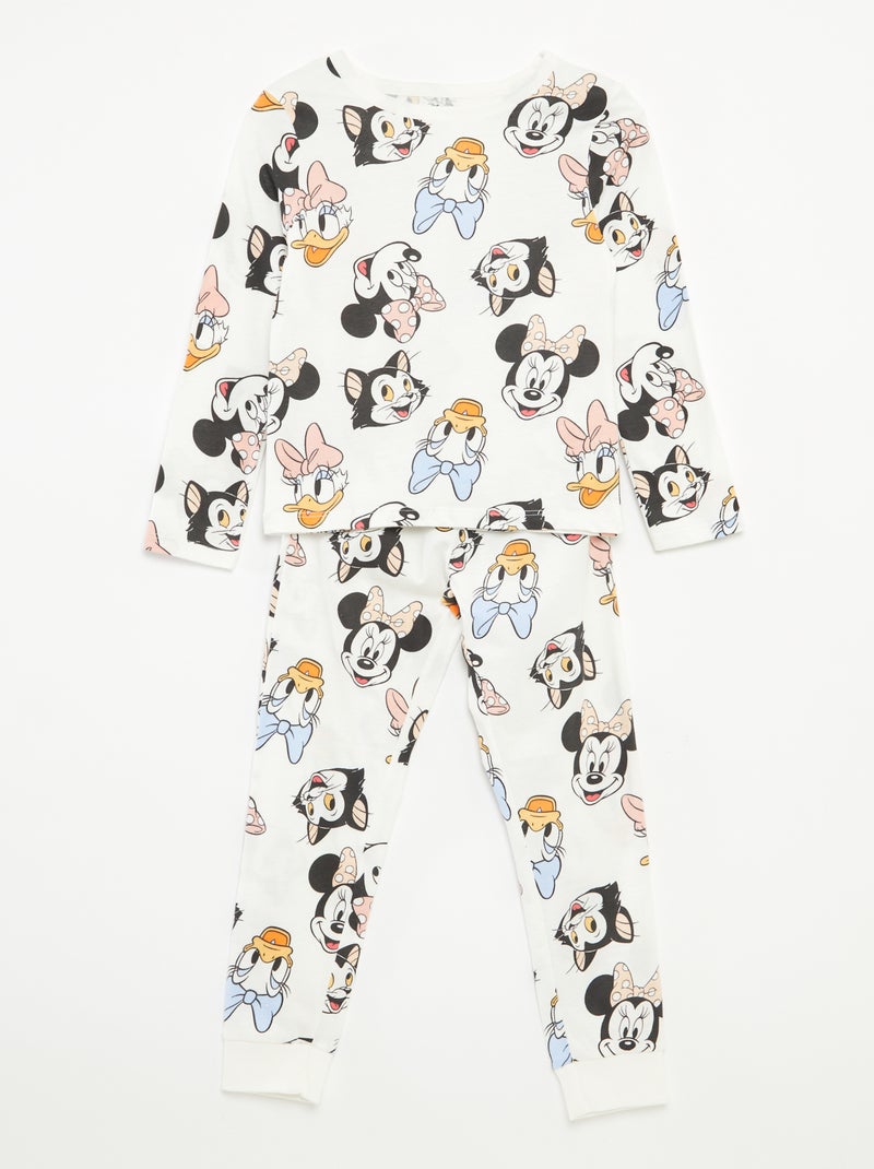 Ensemble de pyjama t-shirt + pantalon - 2 pièces Blanc - Kiabi