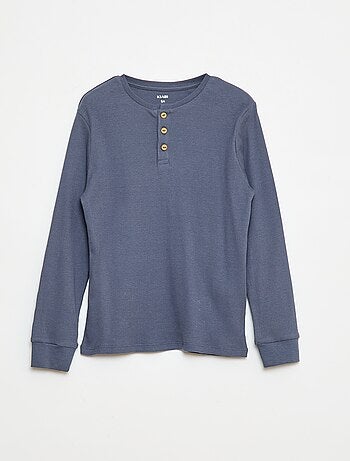 Ensemble de pyjama t-shirt + pantalon côtelés - 2 pièces