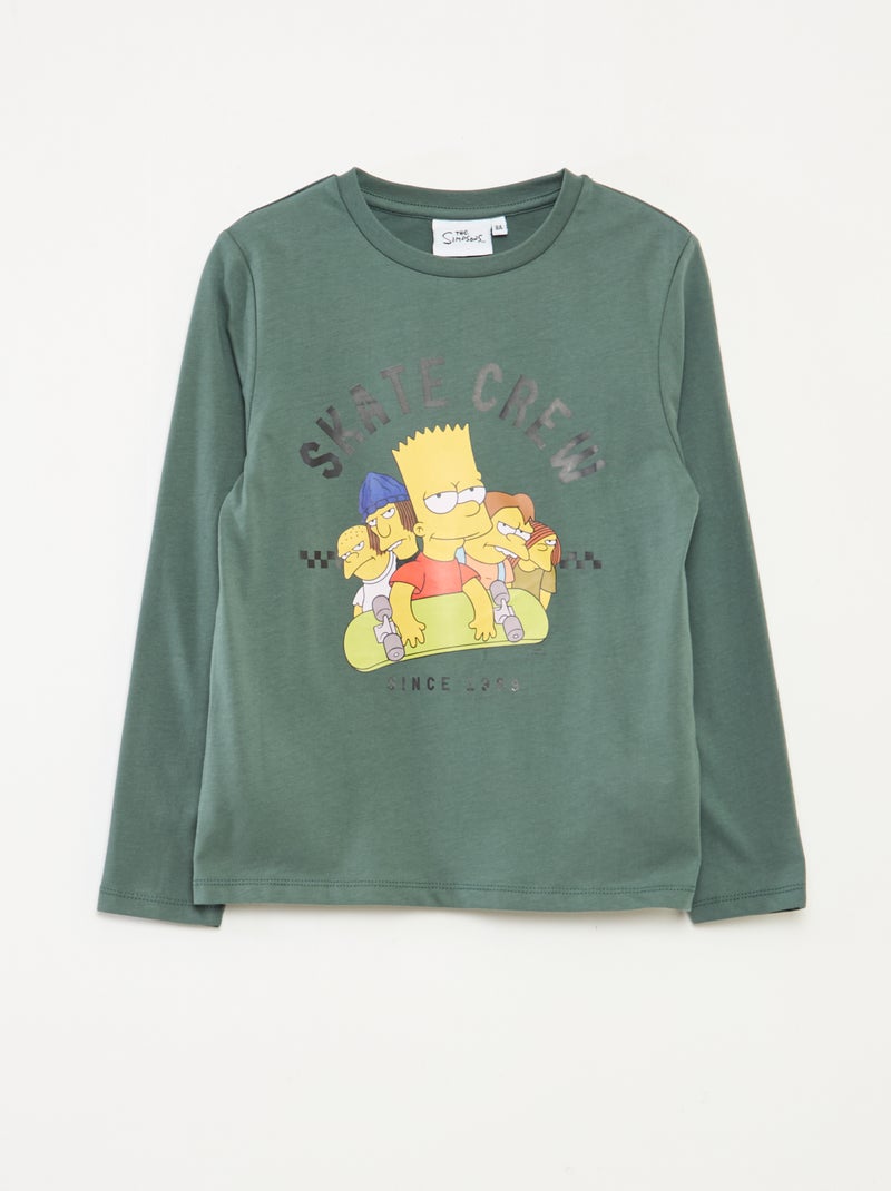 Ensemble de pyjama 'The Simpsons' t-shirt + pantalon - 2 pièces Vert - Kiabi