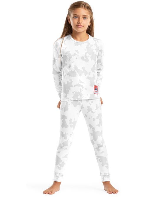 Ensemble de sous-vêtements thermiques fille sports d'hiver enfants magic ice-g - Kiabi