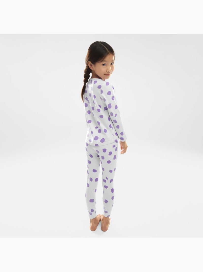 Ensemble de sous-vêtements thermiques fille sports d'hiver enfants siren-g Blanc - Kiabi