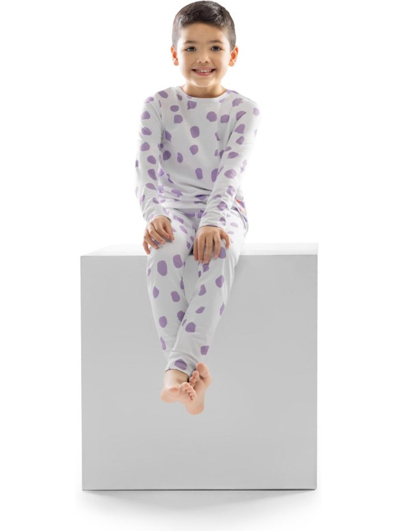 Ensemble de sous-vêtements thermiques garçon sports d'hiver enfants siren Blanc - Kiabi