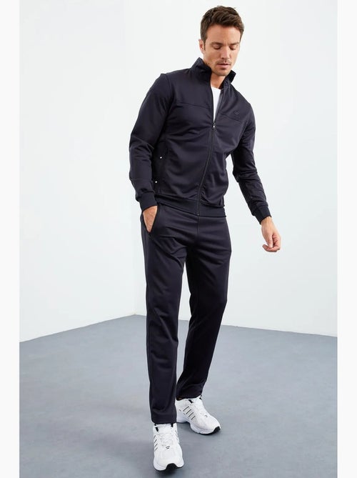 Ensemble de sport homme en maille scuba à col zippé tommy - Kiabi