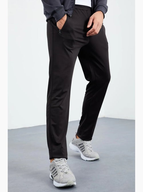 Ensemble de sport homme en maille scuba à col zippé tommy - Kiabi