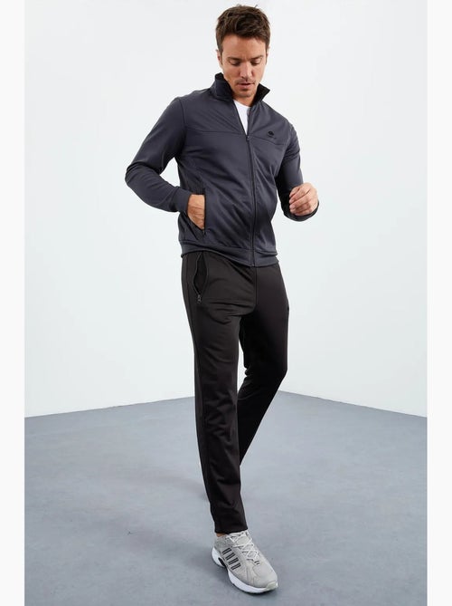 Ensemble de sport homme en maille scuba à col zippé tommy - Kiabi
