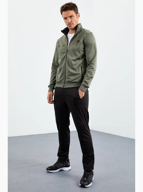 Ensemble de sport homme en maille scuba à col zippé tommy - Kiabi