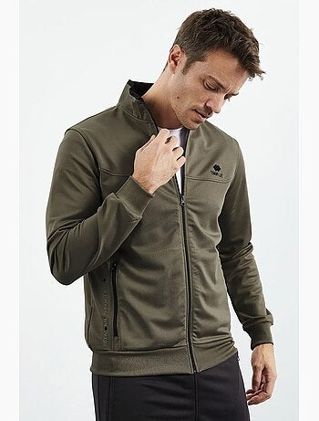 Ensemble de sport homme en maille scuba à col zippé tommy