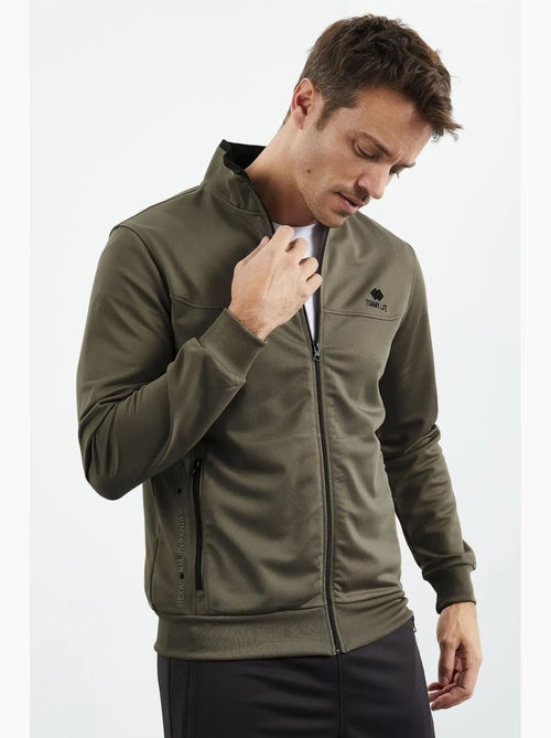Ensemble de sport homme en maille scuba à col zippé tommy - Kiabi