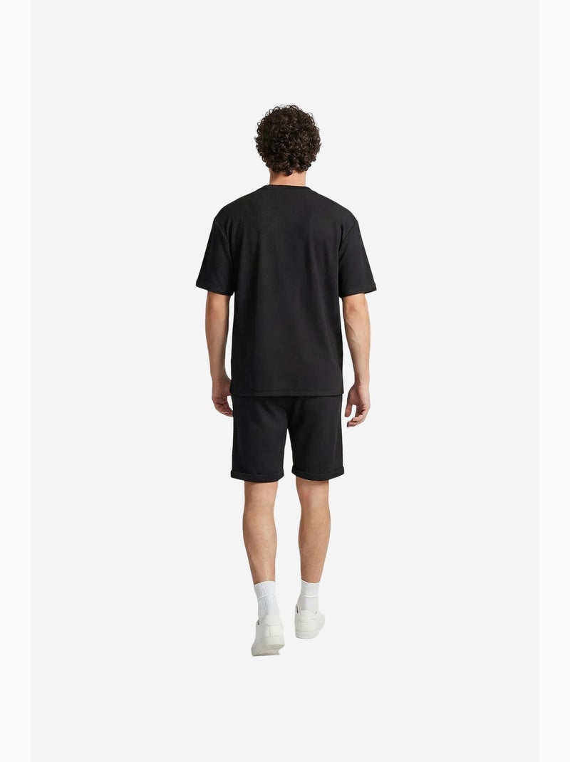 Ensemble de sport homme en mélange coton tommy Noir - Kiabi