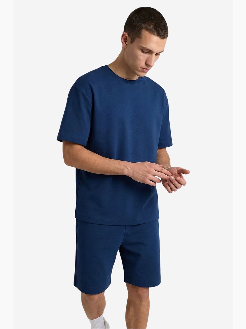 Ensemble de sport homme oversize court tommy Bleu - Kiabi