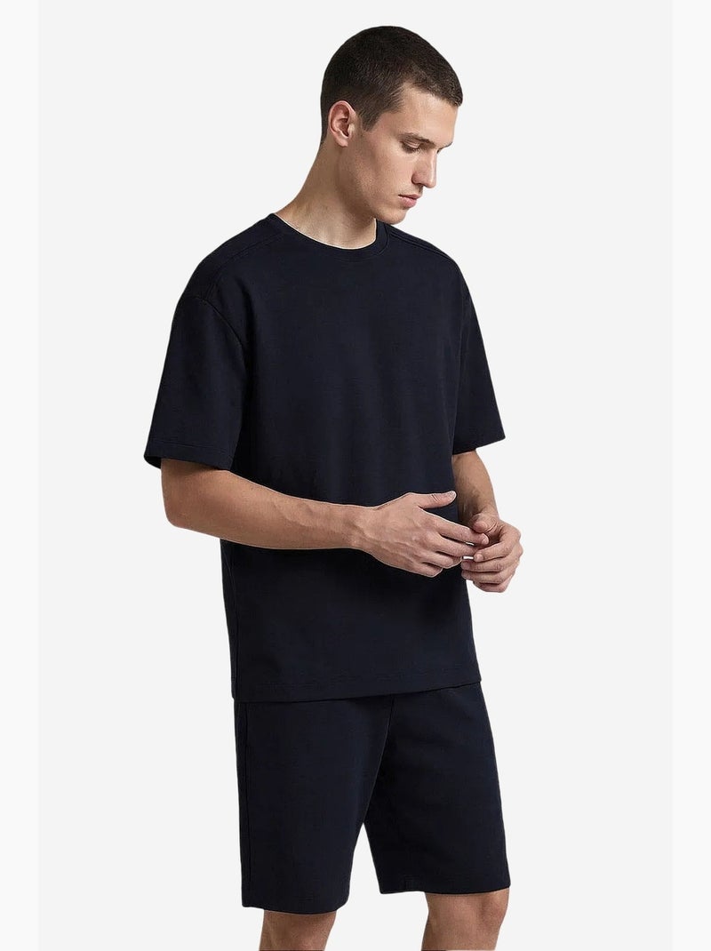 Ensemble de sport homme oversize court tommy Bleu marine - Kiabi
