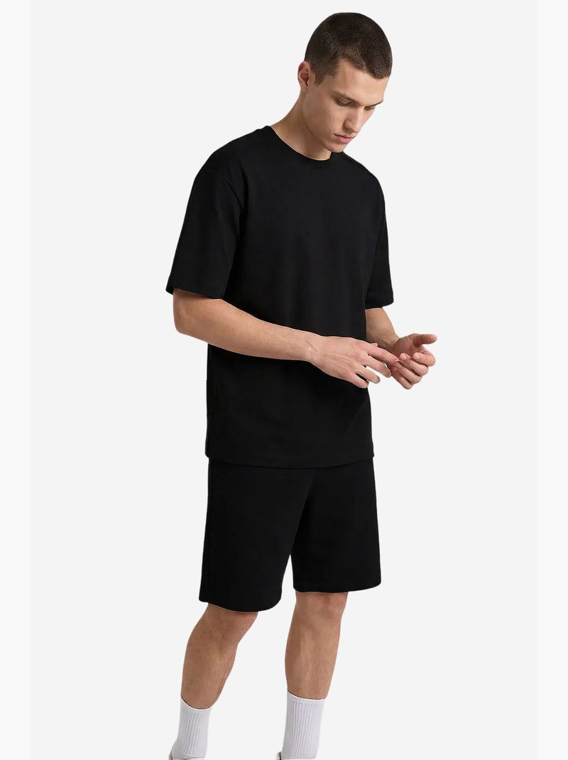 Ensemble de sport homme oversize court tommy Noir - Kiabi
