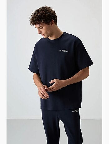 Ensemble de sport homme oversize en coton mélangé tommy