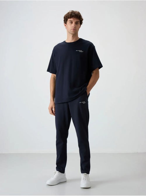 Ensemble de sport homme oversize en coton mélangé tommy - Kiabi