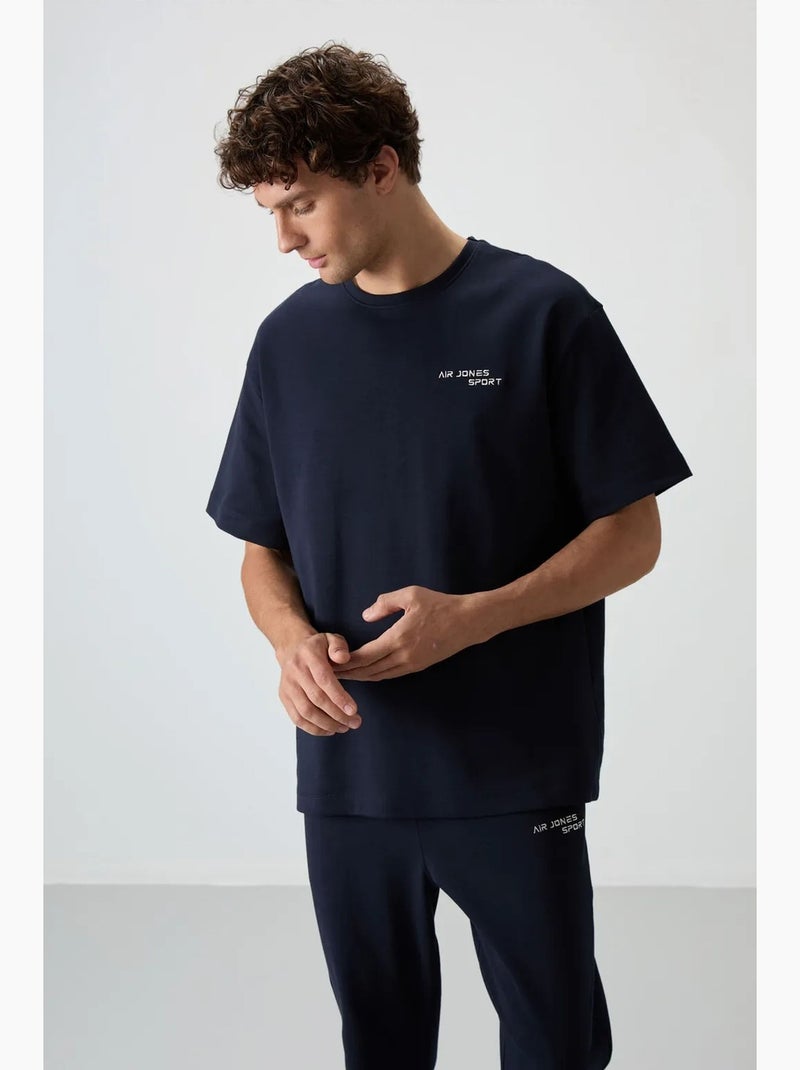 Ensemble de sport homme oversize en coton mélangé tommy Bleu marine - Kiabi