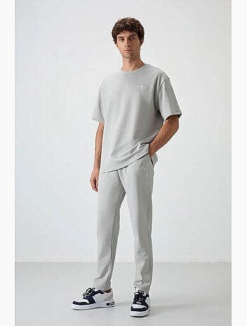 Ensemble de sport homme oversize en coton mélangé tommy