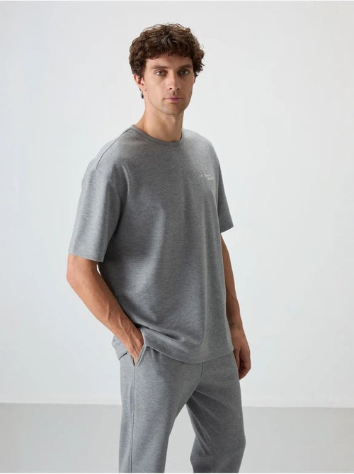 Ensemble de sport homme oversize en coton mélangé tommy - Kiabi
