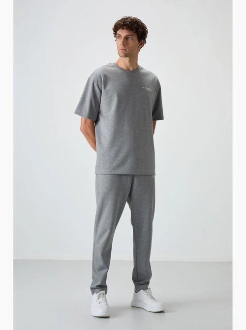 Ensemble de sport homme oversize en coton mélangé tommy - Kiabi