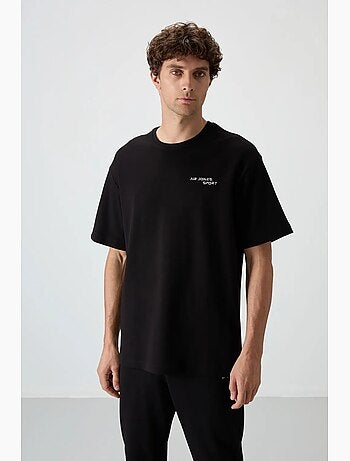 Ensemble de sport homme oversize en coton mélangé tommy