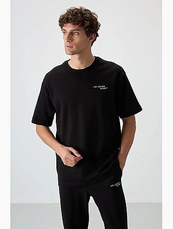 Ensemble de sport homme oversize en coton mélangé tommy