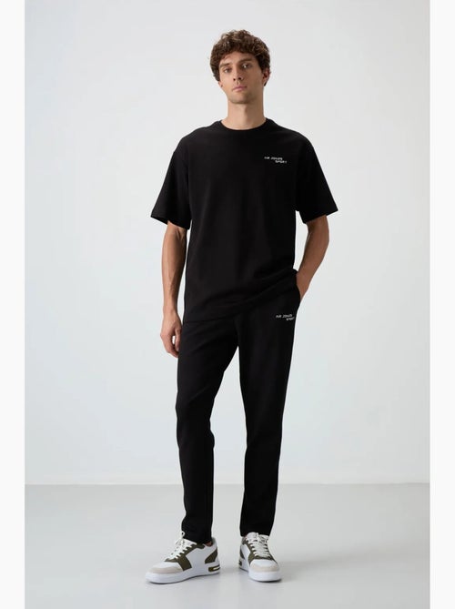 Ensemble de sport homme oversize en coton mélangé tommy - Kiabi