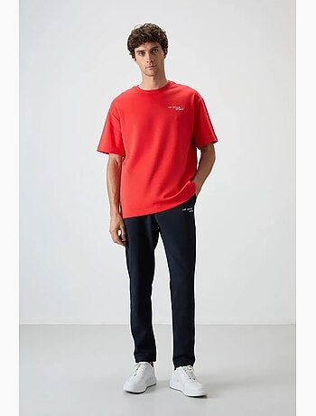 Ensemble de sport homme oversize en coton mélangé tommy