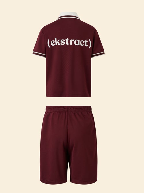 Ensemble de sport tee-shirt + short - (ekstract) - Kiabi Ensemble de sport tee-shirt + short - (ekstract) - Kiabi
