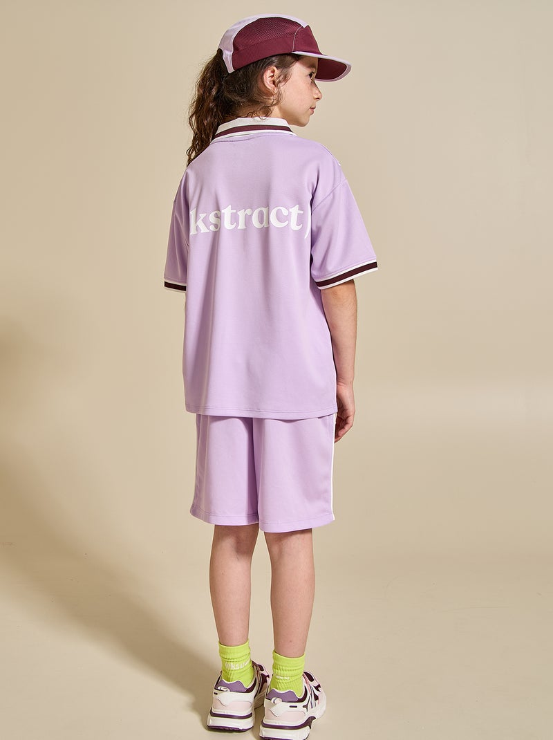 Ensemble de sport tee-shirt + short - (ekstract) Violet - Kiabi
