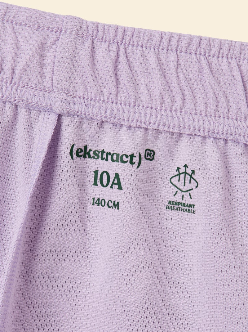 Ensemble de sport tee-shirt + short - (ekstract) Violet - Kiabi