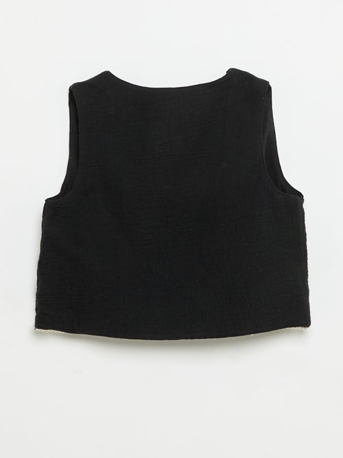 Ensemble débardeur + gilet sans manches - Kiabi