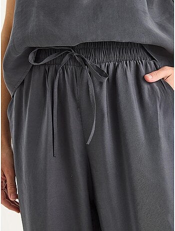 Ensemble débardeur sans manches et pantalon large lucci