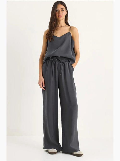 Ensemble débardeur sans manches et pantalon large lucci - Kiabi