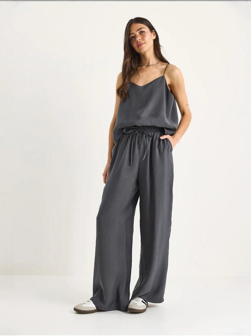 Ensemble débardeur sans manches et pantalon large lucci - Kiabi