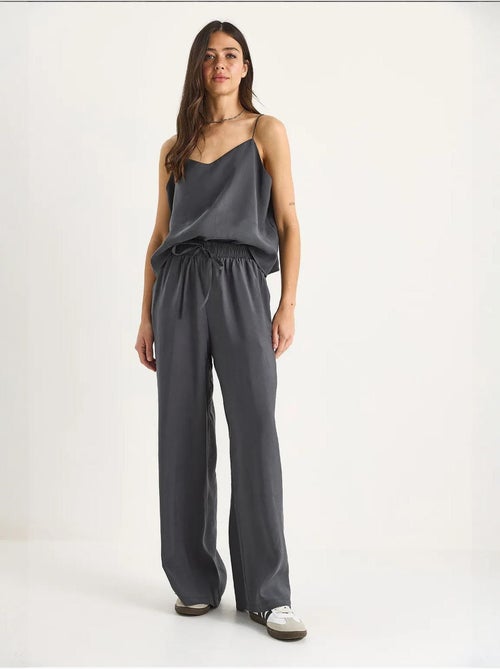 Ensemble débardeur sans manches et pantalon large lucci - Kiabi