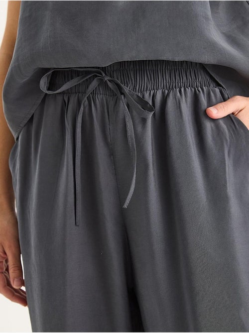 Ensemble débardeur sans manches et pantalon large lucci - Kiabi
